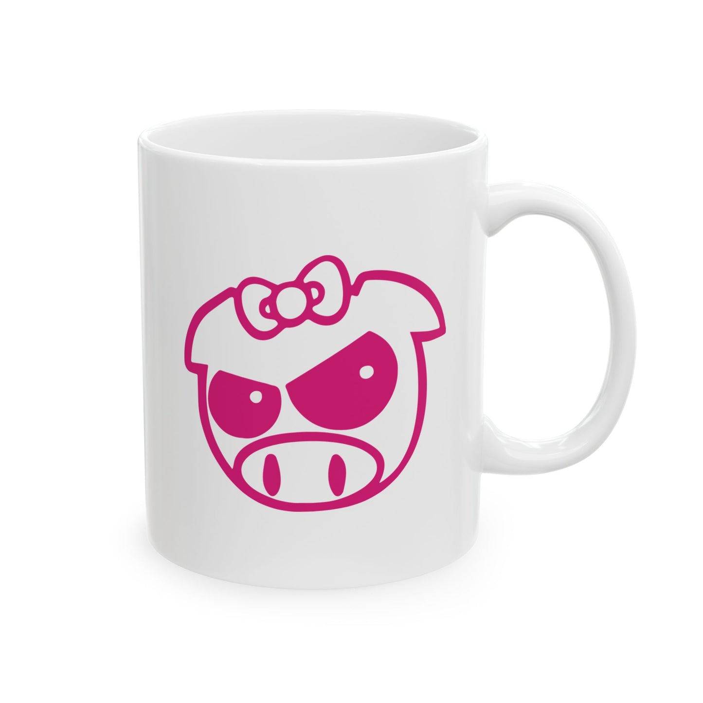 Rally Pig Girl - Ceramic Mug, 11oz